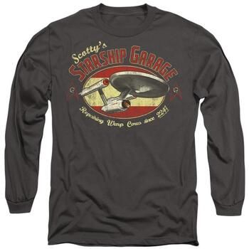 Star Trek Camiseta manga larga Scotty's Garage para hombre