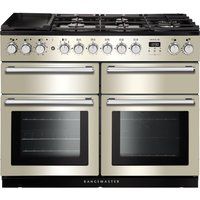 rangemaster nexus se nexse110dffivc 110 cm dual fuel range cooker - ivory  chrome ivory