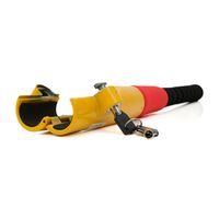 baseball bat steering wheel lock - yellow