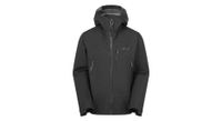 chaqueta impermeable de montana rab downpour negra