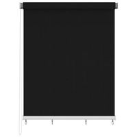 persiana enrollable de exterior 245anchox230altocm negro vidaxl