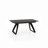 barret - mesa extensible 170270 x 90 cm en hpl sobre mdf gris oscuro