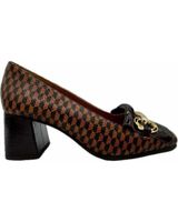 de pedro miralles zapatos hexagono cuero-negro de marron
