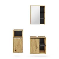 conjunto de mueble de bano viola 3 partes vicco