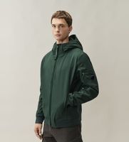 cp company para hombre 21cmow701a006097a chaqueta soft shell verde xl casual poliester