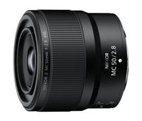 objetivo nikon z mc 50mm f28 macro 1x revestimiento de fluor autoenfoque negro
