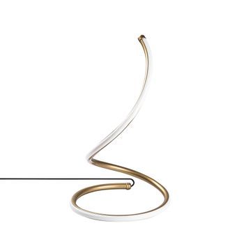 Lámpara De Mesa Yay-13287 Oro Metal Diámetro 25 Cmx40 Cm