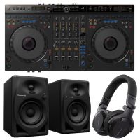 pioneer dj bundle level-up controladora dj 4 canales  monitores de 4  auriculares dj profesional