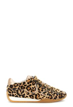 zapatillas de piel efecto potro leopardo beige leopard 38