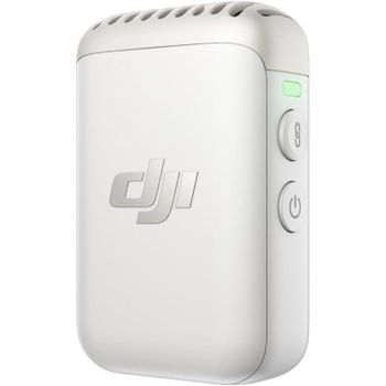 DJI Transmisor Mic 2 Micrófono Inalámbrico con Cancelación de Ruido Inteligente Blanco