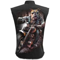 spiral camiseta top dog para hombre