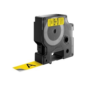 Dymo D1 Etiquetas Poliéster 19mmx7m Negro/Amarillo