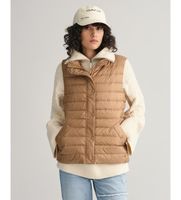 gant para mujer 4700280 chaleco de plumon ligero m casual clasico sin mangas  tirantes poliester reciclado sostenible