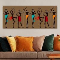 pintura decorativa lienzo yty21258550120 multicolor 50x120