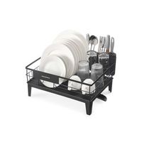escurreplatos de cocina acero antioxidante con cano giratorio 360 - negro