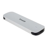 tooq caja externa para ssd m2 ngff plata