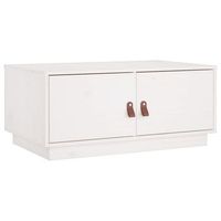 mesa de centrormesa auxiliarrmesa de cafe de madera maciza de pino blanco 80x50x35 cm