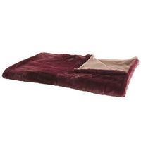 manta de poliester borgona 180 x 220 cm mullida suave estilo retro dormitorio sala de estar tantan
