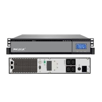 Phasak Online Rack SAI Online Doble Conversión 1000VA 900W