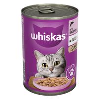 whiskas 1 cans 12 x 400g - salmon in jelly