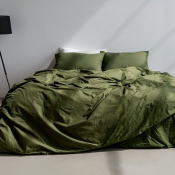 Basic Funda nórdica Verde oliva