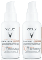 vichy capital soleil uv age fluido fotoprotector diario color medium spf50 2x40 ml