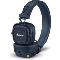 auriculares marshall inalambricos bluetooth 53 azul con microfono y bateria 100 h