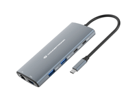 adaptador usb-c 9en1 conceptronic donn06 hdmi usb-c pd usb 30 sd microsd rj45