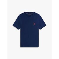tommy hilfiger camiseta mw0mw43066-dcc carbon navy para hombre