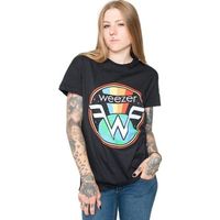 weezer tops y camisetas ro4535 para mujer