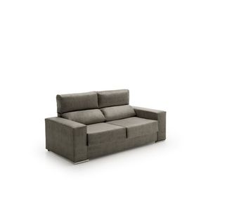 Sofa reclinable alice gris oscuro 3 plazas