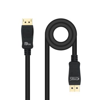 Nanocable Cable DisplayPort 1.4 Macho/Macho Negro 2 m