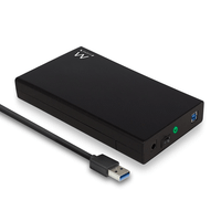 caja externa hdd 35 ewent ew7056 sata usb 30 negra