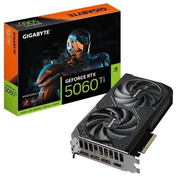 Gigabyte GeForce RTX 5060 Ti WINDFORCE OC 16GB GDDR7 Reflex 2 RTX AI DLSS4