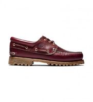 timberland para hombre tb0500096481 nauticos de piel authentics 3 eye classic granate 43 w plano cordones casual