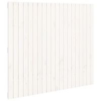 cabecero de cama pared madera maciza pino blanco 1275x3x110 cm vidaxl