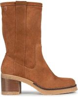 de popa bota de mujer campera menger de cuero