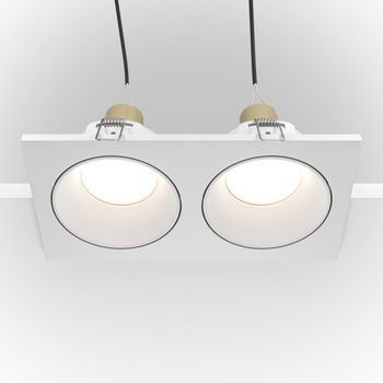 Empotrable de techo para baños zoom (2 luces)