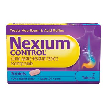 Nexium Control 20mg Tablets 7's