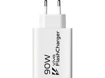 Cargador móvil - Vivo 90 W FlashCharger, Universal, USB, Blanco