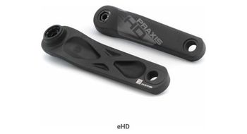 Par de praxis aluminio hd ecranks para bosch y yamaha