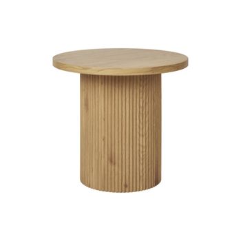 Mesa auxiliar ø48 cm natural