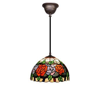 Colgante Con Cable Tiffany Serie Rosy D-30cm