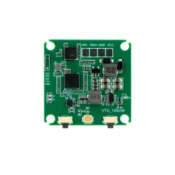 Axisflying Los Pitufos Mini 5,8 GHz 40CH Analógico VTX, Transmisor FPV 25/50/100 mW, IRC Tramp OSD, IPEX, 5-25V, 25,5×25