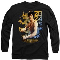 bruce lee camiseta manga larga year of the dragon para mujer