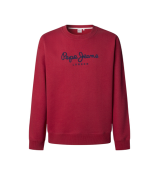 Pepe Jeans para hombre. PM5800011 Sudadera Macbeth Plain rojo (XXL), Casual, Algodón