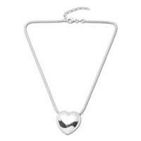cadena exclusivo con colgante de corazon en plata 925