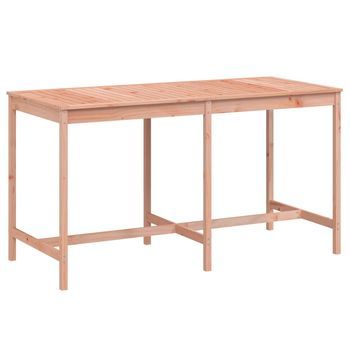 Mesa De Jardín | Mesa De Exterior Madera Maciza De Abeto Douglas 203,5x90x110 Cm