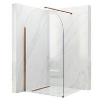 pared de la ducha heaven brush copper 120 walk-in