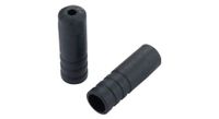 puntas de latiguillo de desviador jagwire negras de 4 mm  x100 unidades
